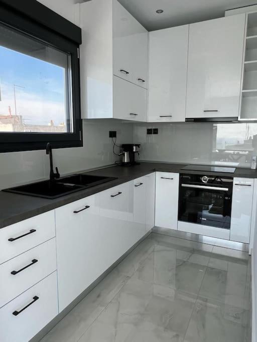 Ferienwohnung Panorama Penthouse Nea Kallikrateia Exterior foto