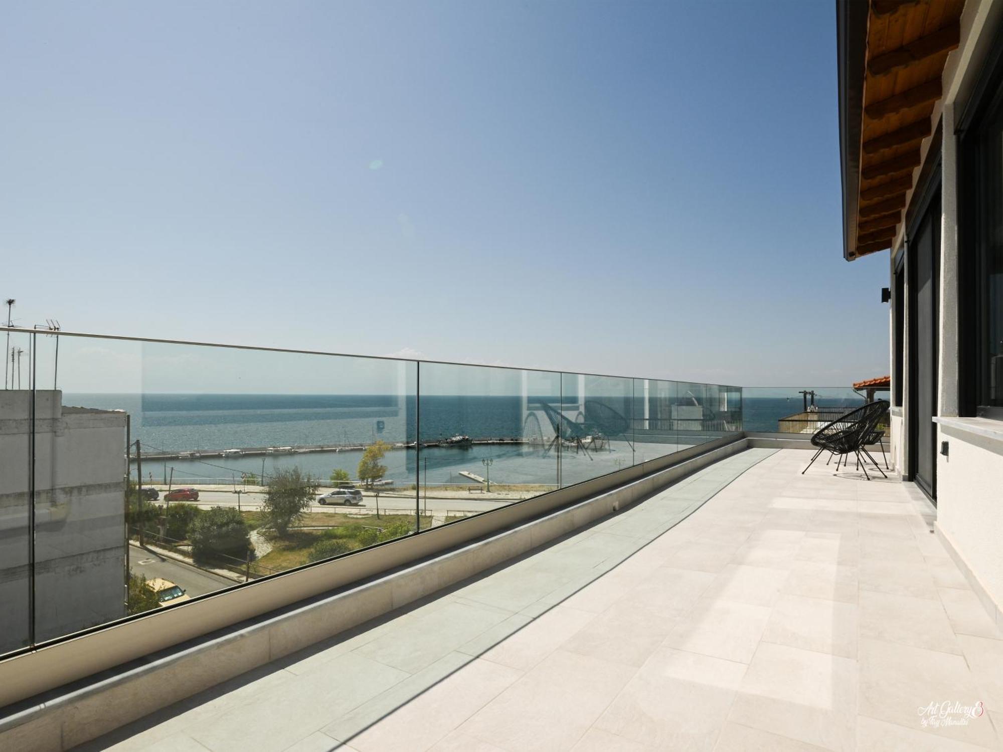 Ferienwohnung Panorama Penthouse Nea Kallikrateia Exterior foto
