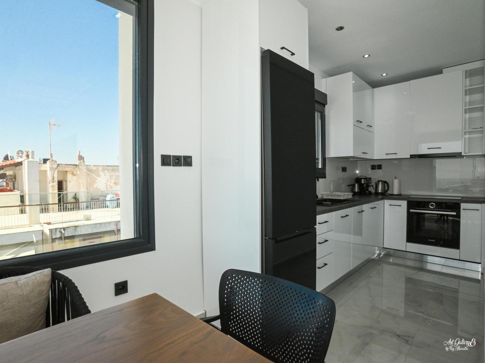 Ferienwohnung Panorama Penthouse Nea Kallikrateia Exterior foto