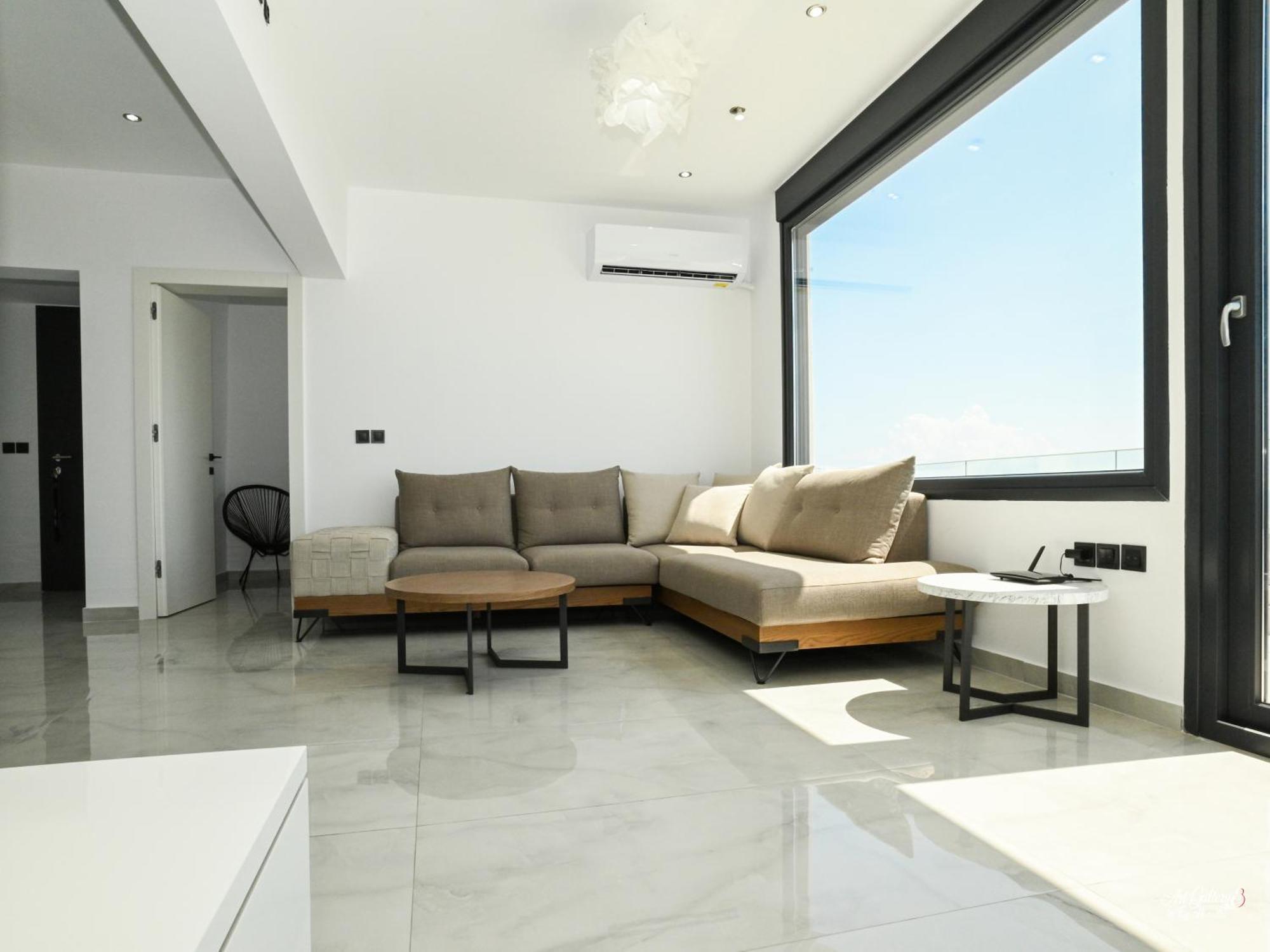 Ferienwohnung Panorama Penthouse Nea Kallikrateia Exterior foto