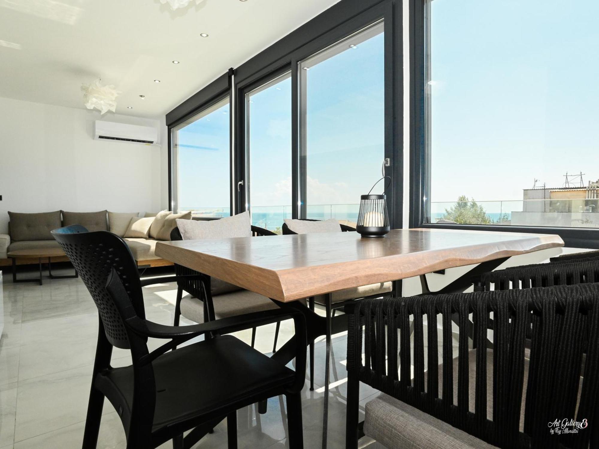 Ferienwohnung Panorama Penthouse Nea Kallikrateia Exterior foto
