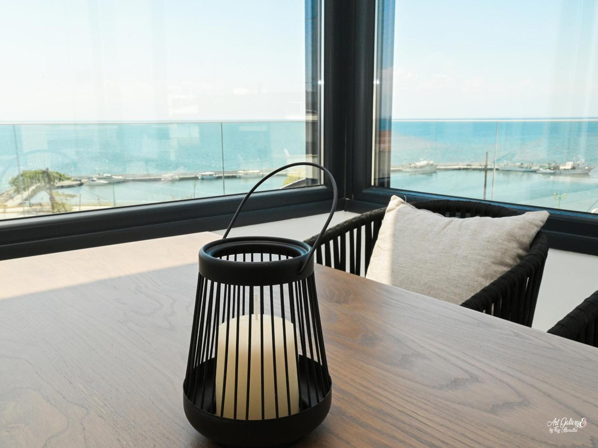 Ferienwohnung Panorama Penthouse Nea Kallikrateia Exterior foto