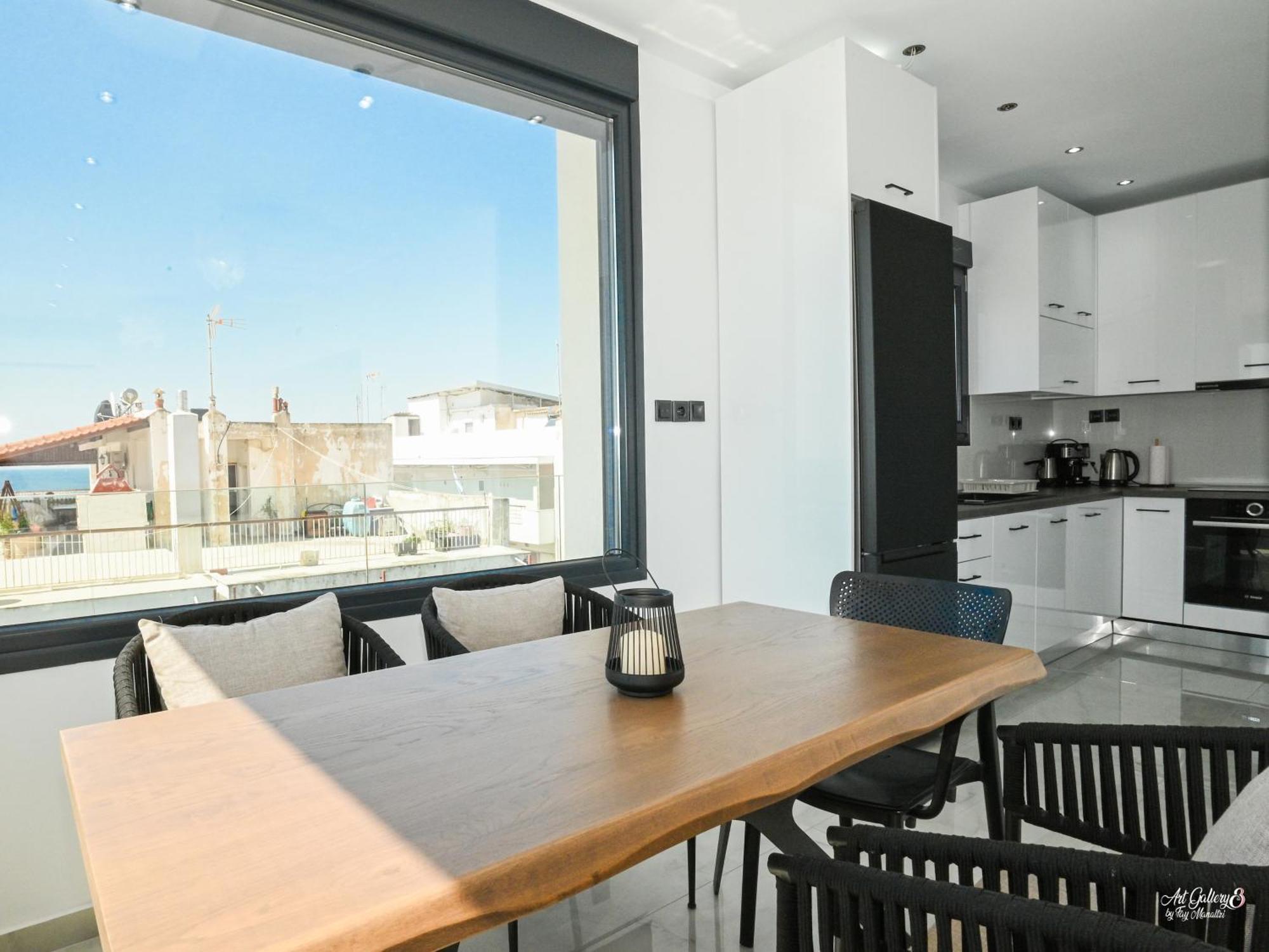 Ferienwohnung Panorama Penthouse Nea Kallikrateia Exterior foto