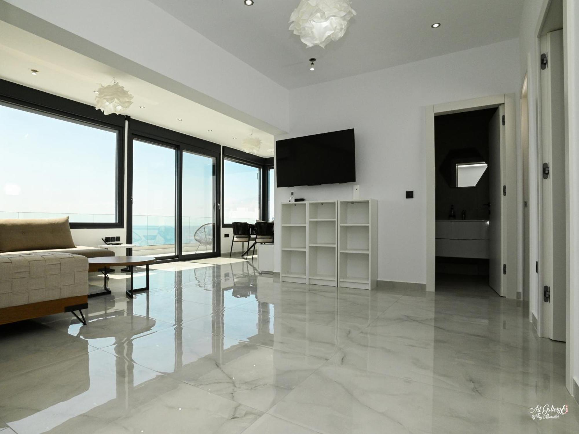 Ferienwohnung Panorama Penthouse Nea Kallikrateia Exterior foto