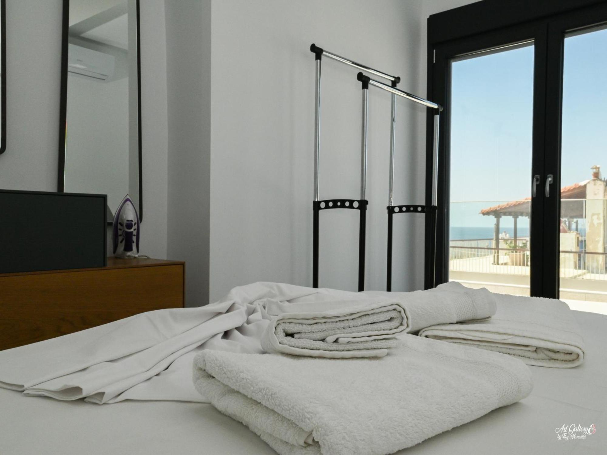 Ferienwohnung Panorama Penthouse Nea Kallikrateia Exterior foto